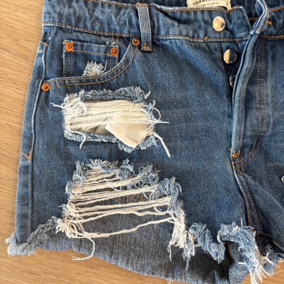 Hammer Jeans Shorts Distressed Size Medium - Picture 2 of 8